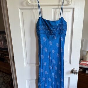 Ciao Lucia blue silky dress